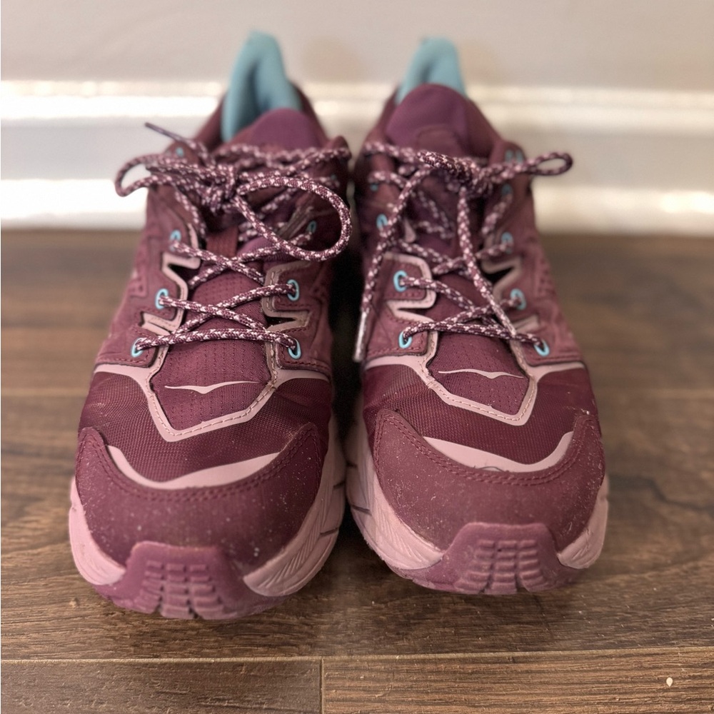 Women's Burgundy Athletic Shoes